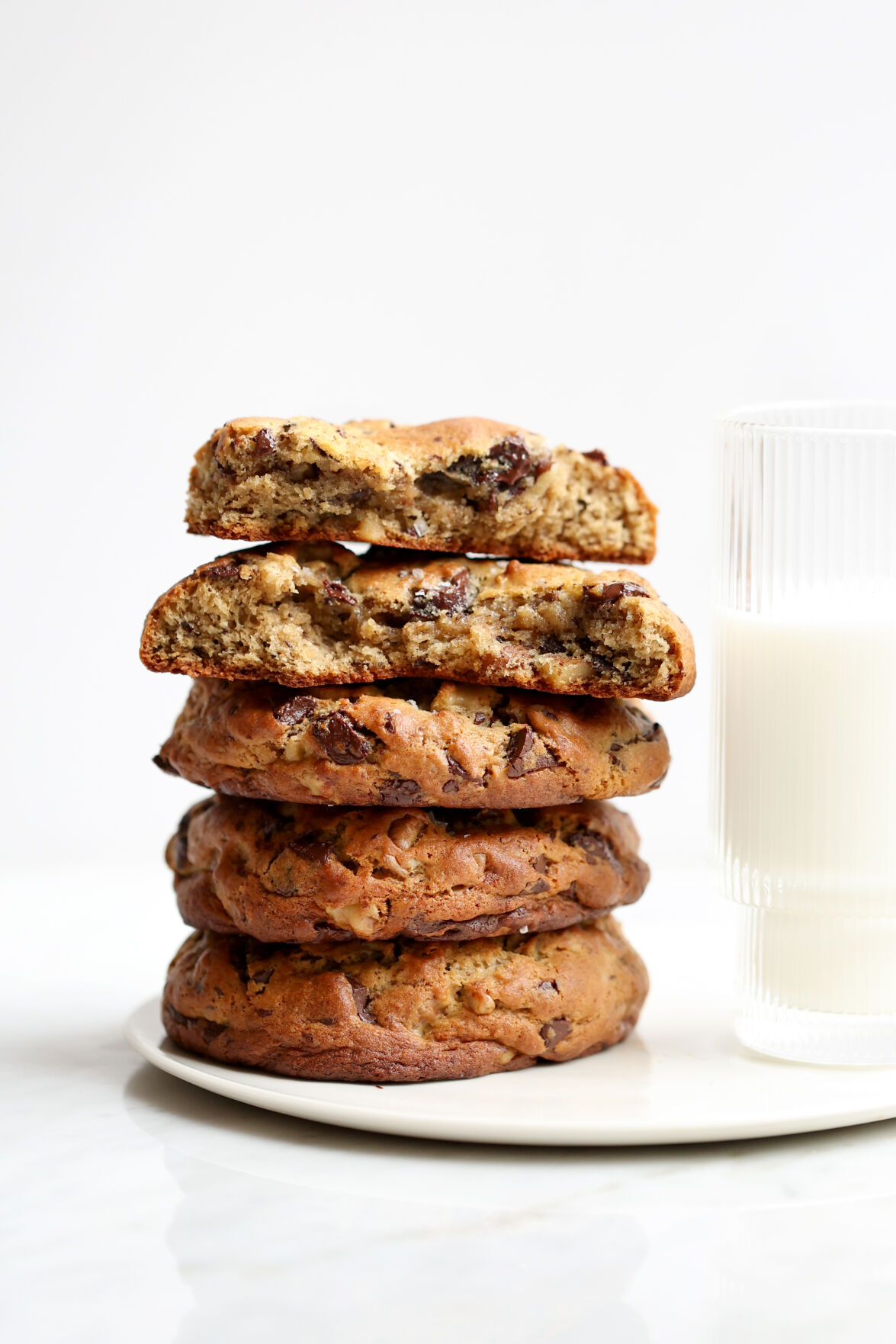 Miso Chocolate Chip Walnut Cookies vertical